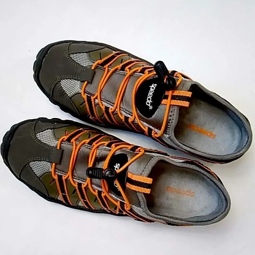 SPEEDO HYDRA XP WATER GREY AND ORANGE MEN'S SHOES UNISEX